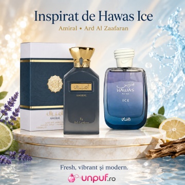 Parfum Arăbesc Amiral Ard Al Zaafaran 100 ml, Apă de Parfum Unisex Damă și Bărbat, Aromă Aromatic Marină Inspirată de Hawas Ice - Img 5