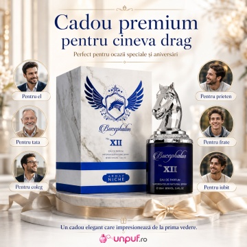Parfum Arăbesc Armaf Bucephalus No. XII 100 ml, Apă de Parfum Bărbat, Aromă Lemnos Condimentată, Fresh, Elegantă și Masculină, Inspirată de Bleu de Chanel - Img 7