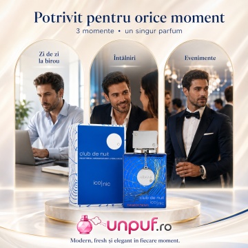 Parfum Arăbesc Armaf Club De Nuit Blue Iconic 105 ml, Apă de Parfum Bărbat, Aromă Lemnos Aromatică, Fresh, Elegantă, Masculină și Magnetică, Inspirată de Bleu De Chanel - Img 6