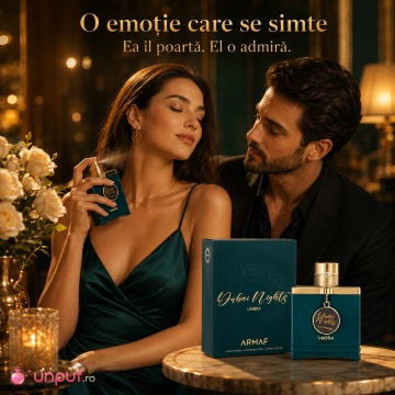 Parfum Arăbesc Armaf Dubai Nights Midnight Umbra 100 ml, Apă de Parfum Bărbat, Aromă Oriental Ambrată Fresh Acvatică Inspirată de Invictus Aqua - Img 5