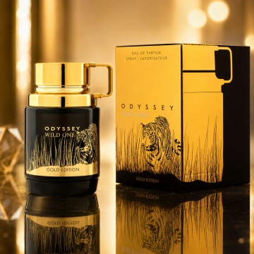 Parfum Arăbesc Armaf Odyssey Wild One Gold Edition 100 ml, Apă de Parfum Bărbat, Aromă Oriental Ambrată, Fresh, Condimentată și Elegantă, Inspirată de Sauvage