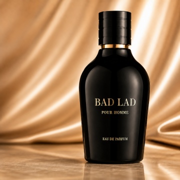 Parfum Arăbesc Bad Lad Fragrance World 100 ml, Apă de Parfum Bărbat, Aromă Oriental Lemnos Gourmand cu Grapefruit, Piper Alb, Bergamotă, Geranium, Lavandă, Salvie, Cedru, Ambră, Tonka și Cacao - Img 2