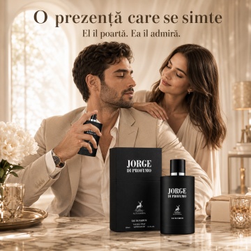 Parfum Arăbesc Bărbat Jorge Di Profumo Maison Alhambra 100 ml, Apă de Parfum, Inspirat de Acqua di Gio Profumo Giorgio Armani, Aromă Aromatic Acvatică cu Note Marine, Bergamotă, Rozmarin, Salvie, Mușcată, Tămâie și Paciuli - Img 5
