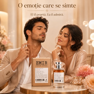 Parfum Arăbesc Camp Fire Factory Edition Emir 100 ml, Apă de Parfum Unisex Damă și Bărbat, Aromă Aromatic Condimentată, Caldă, Lemnoasă și Memorabilă, Inspirată de By The Fireplace Maison Margiela - Img 5