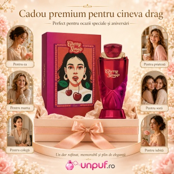 Parfum Arăbesc Emir Cherry Gossip Eau de Parfum 100 ml, Damă, Aromă Fructat Gourmand Cireșe, Dulce, Intensă și Feminină, Inspirată de Black Opium Over Red - Img 7