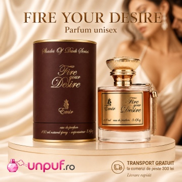 Parfum Arăbesc Emir Fire Your Desire 100 ml, Apă de Parfum Unisex Damă și Bărbat, Aromă Oriental Condimentată, Dulce, Caldă, Ambrată și Seducătoare, Inspirată de Angels’ Share - Img 10