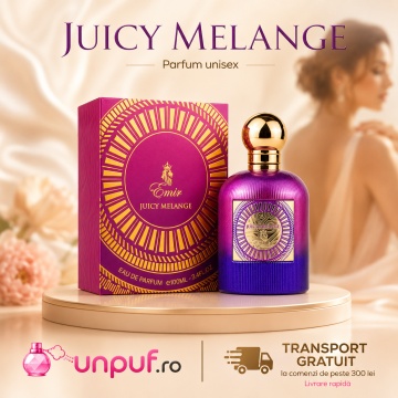 Parfum Arăbesc Emir Juicy Melange 100 ml, Apă de Parfum Unisex Damă și Bărbat, Aromă Fructat Florală, Dulce, Luminoasă, Suculentă și Elegantă, Inspirată de Eden Sparkling Lychee - Img 10