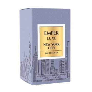 Parfum Arăbesc Emper Luxe New York City 100 ml, Apă de Parfum Unisex, Damă și Bărbat, Inspirat New York Giorgio Armani, Aromă Oriental Ambrată Fresh Woody cu Citrice, Condimente, Șofran, Rășini, Flori Albe, Note Balsamice, Cedru, Ambră, Mosc și Vanilie - Img 11