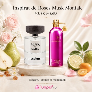 Parfum Arăbesc Escent Musk By Sara Escent 100 ml, Unisex, Damă, Bărbat, edp - Img 8