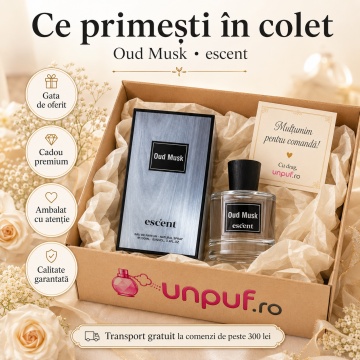 Parfum Arăbesc Escent Oud Musk Escent 100 ml, Unisex, Damă, Bărbat, edp - Img 4