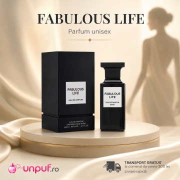 Parfum Arăbesc Fabulous Life Fragrance World 80 ml, Apă de Parfum Unisex Damă și Bărbat, Aromă Pielos Ambrat Condimentată, Intensă, Elegantă și Memorabilă, Inspirată de Fucking Fabulous Tom Ford - Img 10