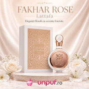 Parfum Arăbesc Fakhar Rose Gold For Women Lattafa Pride 100 ml, Apă de Parfum Damă, aromă florală, fructată și elegantă - Img 10
