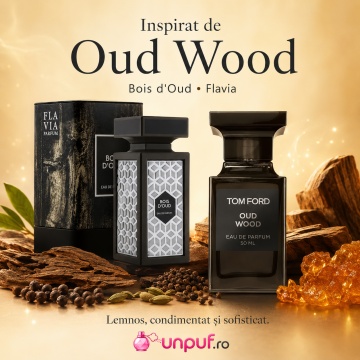 Parfum Arăbesc Flavia Bois D'Oud 90 ml, Bărbat, edp - Img 8