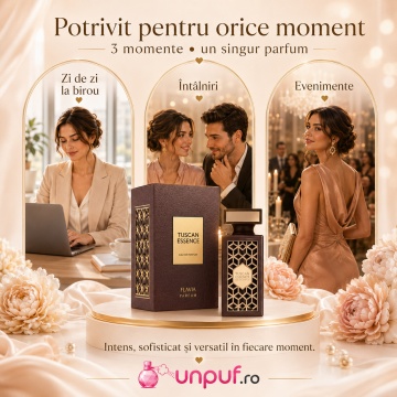 Parfum Arăbesc Flavia Tuscan Essence 90 ml, Bărbat, edp - Img 6