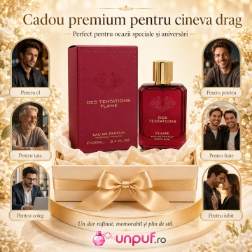 Parfum Arăbesc Fragrance World Des Tentations Flame 100 ml, Apă de Parfum Bărbați, Aromă Oriental Condimentată, Intensă și Seducătoare, cu Note de Citrice, Piper, Scorțișoară, Condimente Calde, Cedru, Rășini, Patchouli, Ambră, Mosc și Vanilie - Img 7