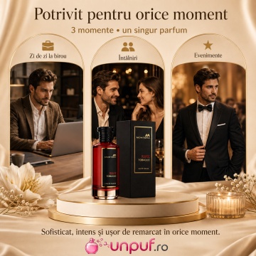 Parfum Arăbesc Fragrance World Montera Rouge Tobacco Eau De Parfum 100 Ml - Img 6