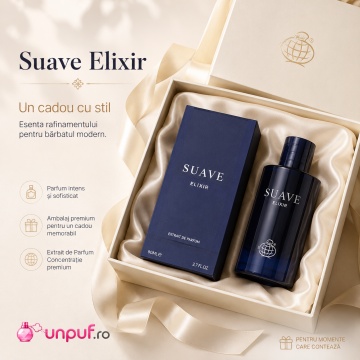 Parfum Arăbesc Fragrance World Suave Elixir 80 ml, Apă de Parfum Bărbați, Aromă Aromatic Orientală, Lemnoasă, Pudrată și Cald Condimentată, cu Citrice, Condimente, Note Proaspete, Flori Albe, Lavandă, Cedru, Ambră și Mosc - Img 6