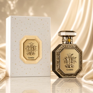 Parfum Arăbesc Genesis Gemini French Avenue 90 ml, Apă de Parfum Unisex, Damă și Bărbat, Inspirat Faces of Francis, Aromă Aromatic Orientală cu Citrice, Acorduri Verzi, Note Proaspăt Condimentate, Flori Albe, Lavandă, Note Calde, Lemn de Cedru, Ambră, Mos
