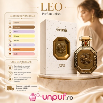 Parfum Arăbesc Genesis Leo French Avenue 90 ml, Apă de Parfum Unisex, Damă și Bărbat, Inspirat Bleecker Street, Aromă Aromatic Orientală Pudrat Lemnoasă cu Citrice, Condimente, Note Proaspete, Flori Albe, Lavandă, Iris, Vanilie, Lemn de Cedru, Ambră și Mo - Img 9