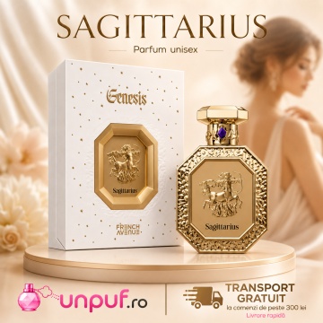 Parfum Arăbesc Genesis Sagittarius French Avenue 90 ml, Apă de Parfum Unisex, Damă și Bărbat, Inspirat Comete Chanel, Aromă Aromatic Orientală Pudrat Florală cu Iris, Mosc, Vanilie, Violetă, Migdale, Acorduri Pământii, Citrice, Condimente, Flori Albe, Lav - Img 10