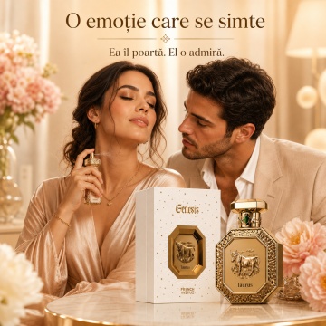 Parfum Arăbesc Genesis Taurus French Avenue 90 ml, Apă de Parfum Unisex, Damă și Bărbat, Aromă Aromatic Orientală Florală și Moscată cu Citrice, Acorduri Verzi, Note Proaspăt Condimentate, Flori Albe, Lavandă, Note Pudrate, Lemn de Cedru, Ambră, Mosc și A - Img 5