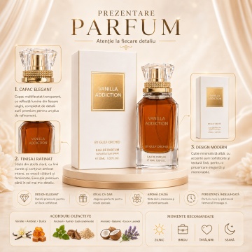 Parfum Arăbesc Gulf Orchid Vanilla Addiction 100 ml, eau de parfum, Damă - Img 2