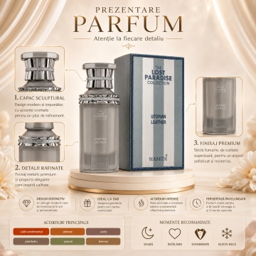 Parfum Arăbesc Hamidi Utopian Leather 100 ml, Damă, edp - Img 3
