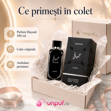 Parfum Arăbesc Hayaati Silver Lattafa 100 ml, Apă de Parfum Bărbat, Aromă Lemnos Aromatică cu Grepfrut, Măr, Scorțișoară, Paciuli, Mosc și Vanilie - Img 4