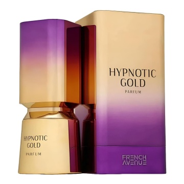 Parfum Arăbesc Hypnotic Gold French Avenue 100 ml, Apă de Parfum Unisex, Damă și Bărbat, Inspirat A Night In Marrakesh, Aromă Oriental Ambrată Dulce și Cald Condimentată cu Șofran, Citrice, Rășini, Flori Albe, Note Balsamice, Vanilie, Iris, Miere, Lemn de - Img 11