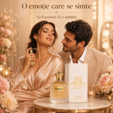 Parfum Arăbesc I Am The Queen Ard Al Zaafaran 100 ml, Apă de Parfum Damă, Inspirat Erba Pura Xerjoff, Aromă Floral Fructat Gurmand cu Bergamotă, Portocală, Pară, Vanilie, Ambră și Mosc - Img 5