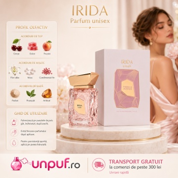 Parfum Arăbesc Irida French Avenue 100 ml, Apă de Parfum Damă, Inspirat Electric Cherry, Aromă Floral Fructată cu Cireșe, Note Dulci, Citrice, Condimente, Flori Albe, Lavandă, Mosc, Note Pudrate, Lemn de Cedru și Ambră - Img 9