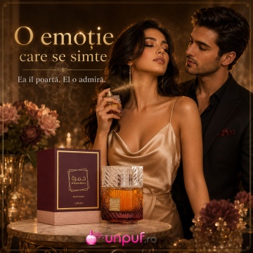 Parfum Arăbesc Khamrah Dukhan Lattafa 100 ml, Apă de Parfum Unisex Damă și Bărbat - Img 5