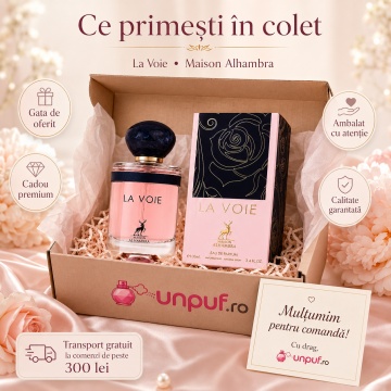 Parfum Arăbesc La Voie Maison Alhambra EDP 100 ml Femei, Inspirat My Way Giorgio Armani, Aromă Florală cu Bergamotă, Floare de Portocal, Iasomie, Tuberoză, Cedru, Mosc și Vanilie - Img 4