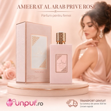 Parfum Arăbesc Lattafa Ameerat Prive Rose 100 ml, Apă de Parfum Damă, Aromă Floral Fructată cu Căpșuni, Portocală, Struguri, Trandafir, Iasomie, Mosc Alb, Chihlimbar, Tonka și Santal - Img 10