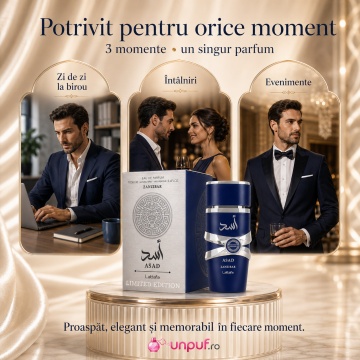 Parfum Arăbesc Lattafa Asad Zanzibar Limited Edition 100 ml Bărbat - Img 6