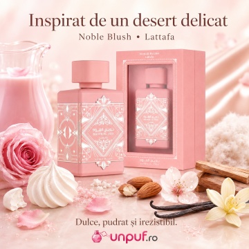 Parfum Arăbesc Lattafa Bade’e Al Oud Noble Blush 100 ml, Apă de Parfum Damă, Aromă Floral Gurmandă cu Lapte, Trandafir, Bezea, Migdale Amare, Santal, Mosc și Vanilie - Img 8