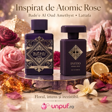Parfum Arabesc Lattafa Bade'e Al Oud Amethyst, Eau de Parfum 100 ml, Unisex Damă Bărbat, Floral Oriental cu Oud, Trandafir și Ambră - Img 6