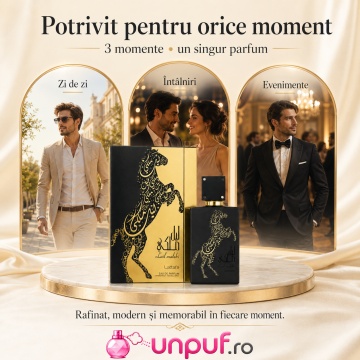 Parfum Arăbesc Lattafa Lail Maleki 30 ml, Apă de Parfum Unisex, Aromă Orientală cu Fructe, Miere, Iasomie, Mosc și Santal - Img 6