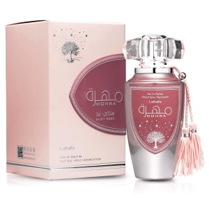 Parfum Arăbesc Lattafa Mohra Silky Rose 100 ml, Apă de Parfum Damă, Aromă Floral Orientală cu Trandafir, Iris, Mosc Alb și Note Fructate - Img 12