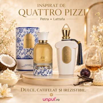Parfum Arabesc Lattafa Petra EDP 100 ml, Damă și Bărbat, Unisex, Dulce, Catifelat și Sofisticat - Img 5