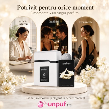 Parfum Arăbesc Lattafa Pride Embrace 100 ml, Apă de Parfum Unisex, Aromă Fresh Orientală cu Artemisia, Bergamotă, Ghimbir, Benzoin, Chihlimbar și Tămâie - Img 6