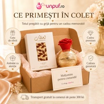 Parfum Arăbesc Lattafa Pride Lahdath EDP 80 ml Unisex, Inspirat Roses Vanille, Aromă Floral Gurmandă cu Trandafir, Vanilie, Mosc, Caramel, Lămâie și Lemn de Cedru - Img 4