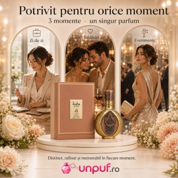 Parfum Arăbesc Lattafa Pride Masa 100 ml, Apă de Parfum Unisex, Aromă Oriental Aromatică cu Lămâie, Mango, Șofran, Ghimbir, Chihlimbar și Piele - Img 5