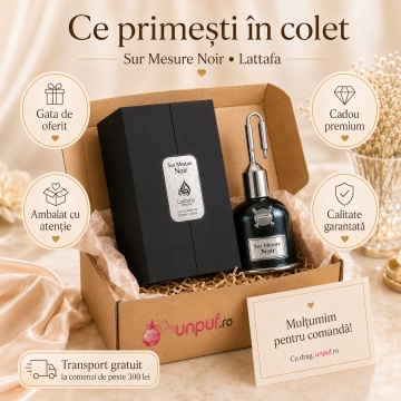 Parfum Arăbesc Lattafa Pride Sur Mesure Noir 100 ml, Apă de Parfum Damă, Aromă Intensă Lemnoasă și Condimentată cu Elemi, Pimento, Ambră, Scorțișoară, Cedru și Nucșoară - Img 4
