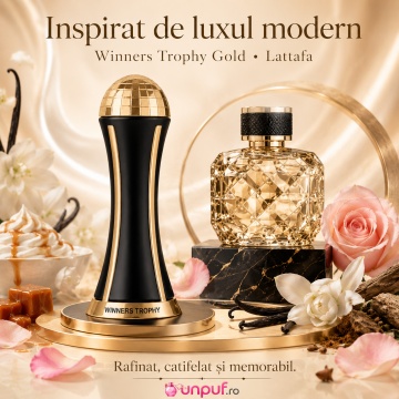 Parfum Arăbesc Lattafa Pride Winners Trophy Gold EDP 100 ml Unisex, Inspirat Luxul Modern, Aromă Florală cu Piper Roz, Prună, Iasomie, Trandafir, Mosc, Paciuli și Vanilie - Img 8