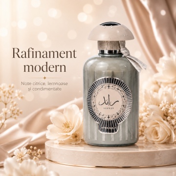 Parfum Arăbesc Lattafa Raed Intensely 100 ml, Apă de Parfum Bărbat, Aromă Citrică Lemnoasă cu Bergamotă, Cardamom, Piper Negru, Oud, Șofran și Vanilie - Img 7