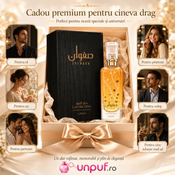 Parfum Arăbesc Lattafa Safwaan L’Autre Oud 100 ml, Apă de Parfum Bărbat, Aromă Orientală Intensă cu Oud, Ambră, Trandafir, Note Lemnoase și Note Condimentate - Img 7