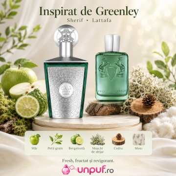 Parfum Arăbesc Lattafa Sherif 100 ml, Apă de Parfum Bărbat, Aromă Fresh Lemnoasă cu Cimbru, Măr, Bergamotă, Petitgrain, Cedru, Mosc și Cashmeran - Img 9
