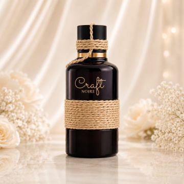 Parfum Arăbesc Lattafa Vurv Craft Noire 100 ml, Apă de Parfum Unisex, Aromă Oriental Lemnoasă cu Cardamom, Iasomie, Tămâie, Ambră, Mosc, Vanilie și Patchouli