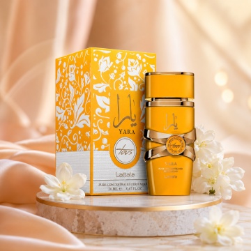 Parfum Arăbesc Lattafa Yara Tous Concentrated Oil 20 ml, Ulei Parfumat Damă, Aromă Tropicală Dulce cu Mango, Cocos, Maracuia, Iasomie, Floare de Portocal, Vanilie și Mosc